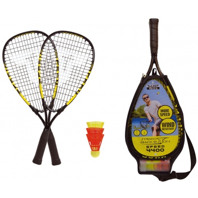 Talbot Torro Speedbadminton Set Speed 4400 (2xSchläger 165g,3xBälle,1xTasche)